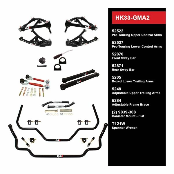 Outlet π€© QA1 HANDLING KIT 2.0 - LEVEL 3 - GM A-BODY; 68-72 GM A-BODY - W/0 SHOCKS HK33-GMA2 π₯ 1 Outlet π€© QA1 HANDLING KIT 2.0 - LEVEL 3 - GM A-BODY; 68-72 GM A-BODY - W/0 SHOCKS HK33-GMA2 π₯