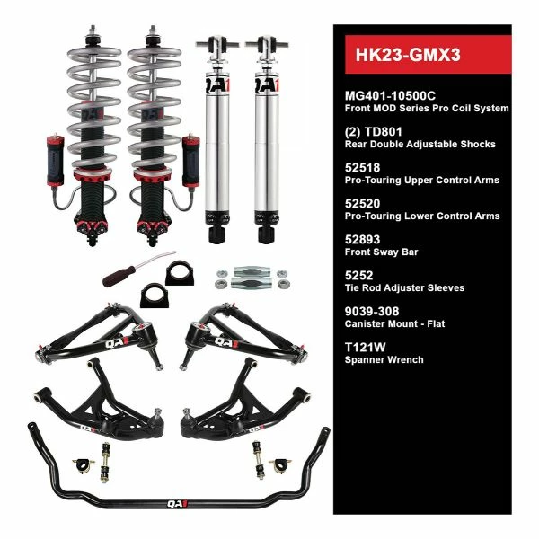 Brand new π QA1 HANDLING KIT 2.0 - LEVEL 3 - GM X-BODY; 75-79 GM X-BODY - W/ SHOCKS HK23-GMX3 π 1 Brand new π QA1 HANDLING KIT 2.0 - LEVEL 3 - GM X-BODY; 75-79 GM X-BODY - W/ SHOCKS HK23-GMX3 π
