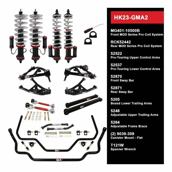 Flash Sale π QA1 HANDLING KIT 2.0 - LEVEL 3 - GM A-BODY; 68-72 GM A-BODY - W/ SHOCKS HK23-GMA2 π― 1 Flash Sale π QA1 HANDLING KIT 2.0 - LEVEL 3 - GM A-BODY; 68-72 GM A-BODY - W/ SHOCKS HK23-GMA2 π―