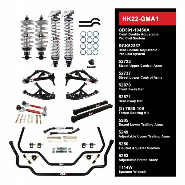Top 10 β¨ QA1 HANDLING KIT 2.0 - LEVEL 2 - GM A-BODY; 64-67 GM A-BODY - W/ SHOCKS HK22-GMA1 π 1 Top 10 β¨ QA1 HANDLING KIT 2.0 - LEVEL 2 - GM A-BODY; 64-67 GM A-BODY - W/ SHOCKS HK22-GMA1 π