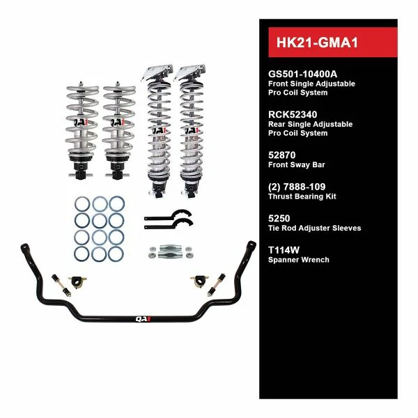 Coupon π QA1 HANDLING KIT 2.0 - LEVEL 1 - GM A-BODY; 64-67 GM A-BODY - W/ SHOCKS HK21-GMA1 π 1 Coupon π QA1 HANDLING KIT 2.0 - LEVEL 1 - GM A-BODY; 64-67 GM A-BODY - W/ SHOCKS HK21-GMA1 π