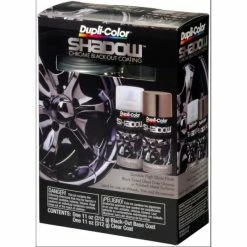Promo 🤩 Dupli-Color Shadow Chrome Blackout 🧥 Coating Shadow Chrome Black-Out Kit (Black/Clear) Aerosol Kit 💯