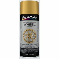 Promo ⌛ Dupli-Color Wheel Paint High Performance Matte Gold Aerosol 12 OZ HWP111 😀